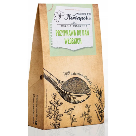 HERBAPOL PRZYPRAWA DO DAŃ WŁOSKICH mieszanka z OREGANO BAZYLIA TYMIANEK 25g
