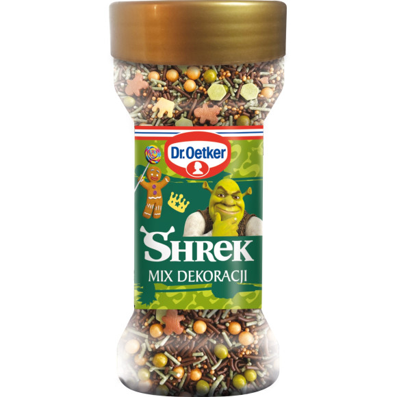 DR.OETKER POSYPKA PEREŁKI Mix DEKORACJI CUKROWYCH d ciast deserów SHREK 52g