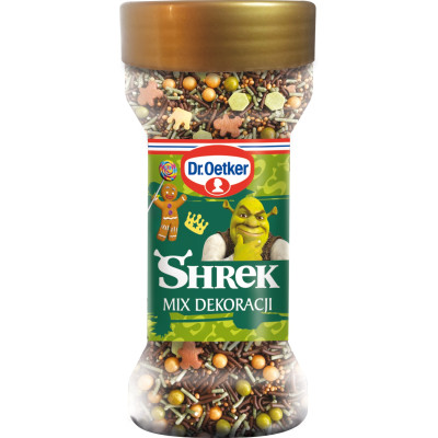 DR.OETKER POSYPKA PEREŁKI Mix DEKORACJI CUKROWYCH d ciast deserów SHREK 52g