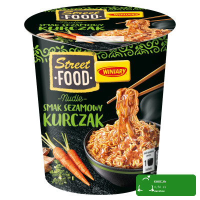 WINIARY szybkie DANIE STREET FOOD SEZAMOWY KURCZAK wystarczy zalać wodą 75g