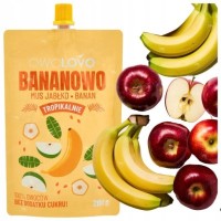 OWOLOVO TROPIKALNIE mus owocowy bez cukru BANANOWO JABŁKO