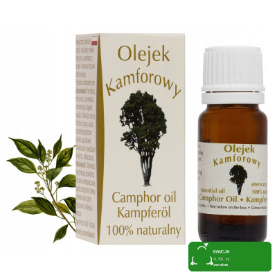 NATURALNY OLEJEK ETERYCZNY KAMFOROWY KAMFORA 7ml BAMER
