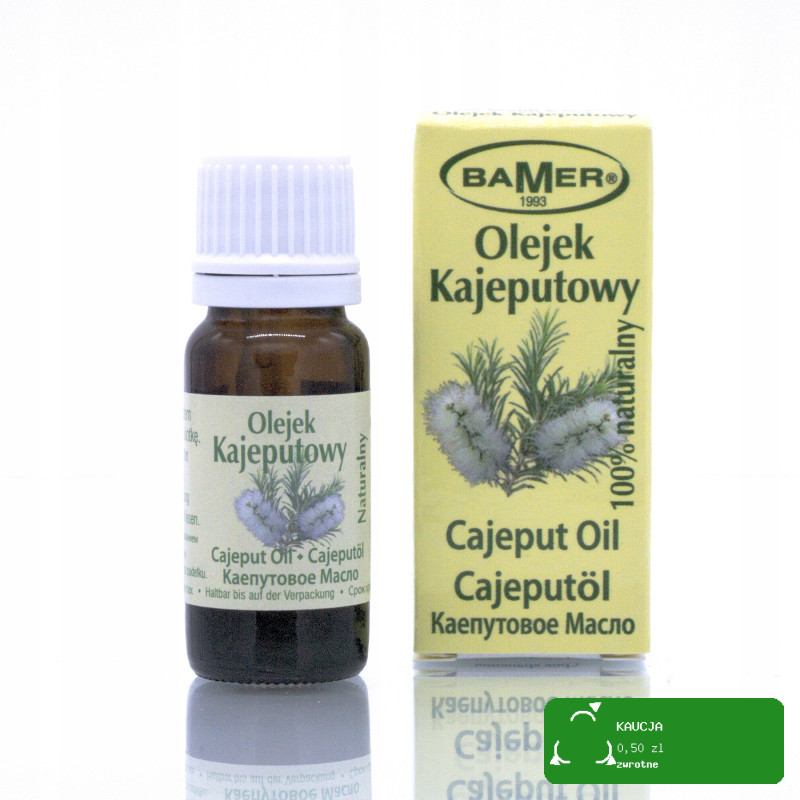 NATURALNY OLEJEK ETERYCZNY KAJEPUTOWY KAJEPUT 7ml BAMER dz. przeciwwirusowe