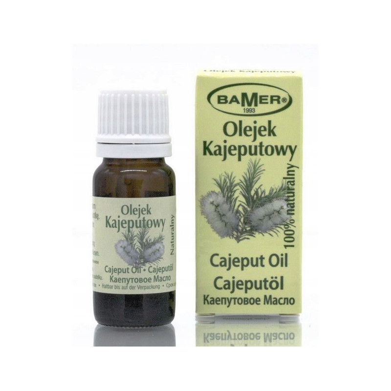 NATURALNY OLEJEK ETERYCZNY KAJEPUTOWY KAJEPUT 7ml BAMER dz. przeciwwirusowe