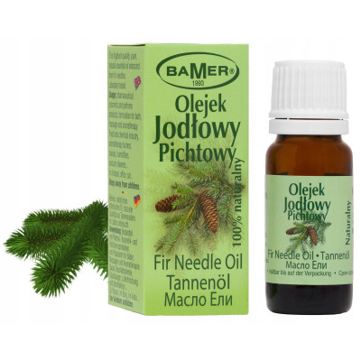 NATURALNY OLEJEK ETERYCZNY JODŁOWY PICHOTOWY JODŁA SYBERYJSKA 7ml BAMER