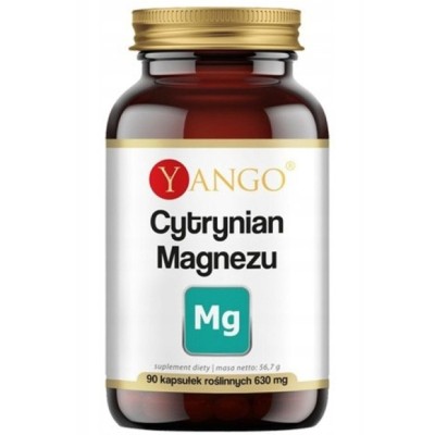 Yango MAGNEZ CYTRYNIAN 630mg wsparcie ZMĘCZENIE BRAK