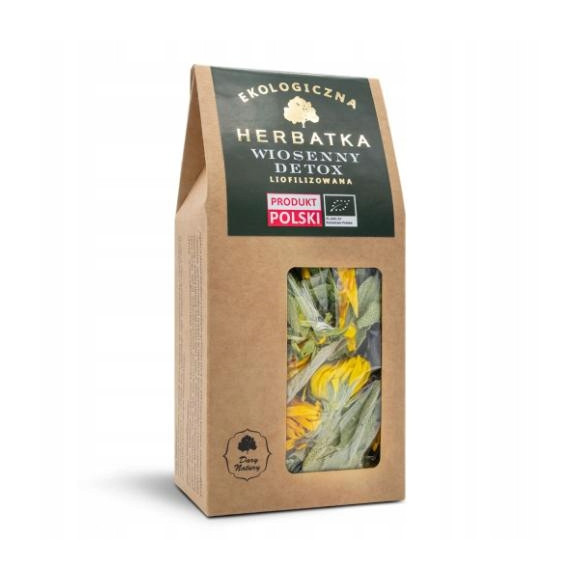 herbatka liofilizowana WIOSENNY DETOX ekologiczna 25g DARY NATURY