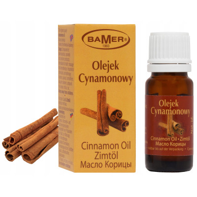 OLEJEK ETERYCZNY identyczny z naturalnym CYNAMONOWY zKORY CYNAMON 7ml BAMER
