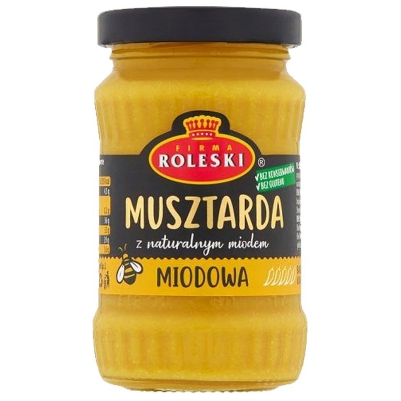 ROLESKI MUSZTARDA Miodowa 175g (słoik)