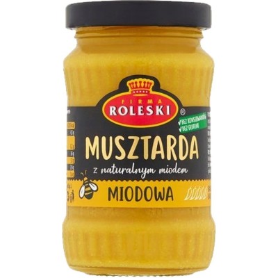 ROLESKI MUSZTARDA Miodowa 175g (słoik)