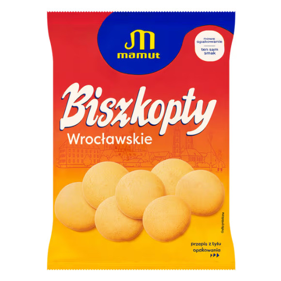 MAMUT - BISZKOPTY wrocławskie (z cukrem) 120g
