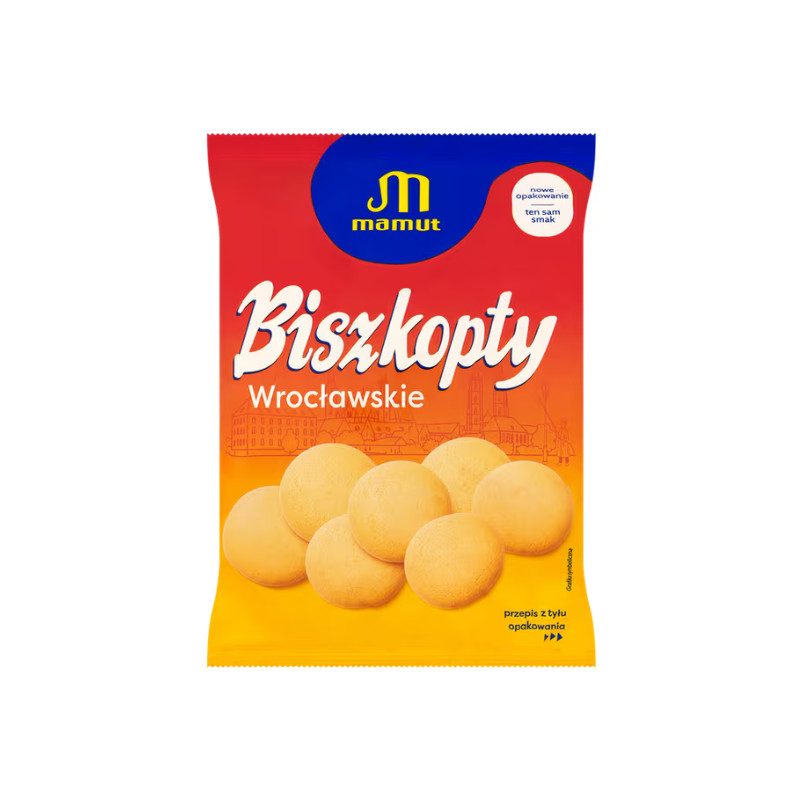 MAMUT - BISZKOPTY wrocławskie (z cukrem) 120g