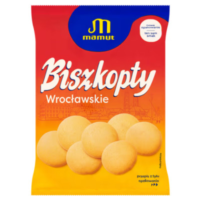 MAMUT - BISZKOPTY wrocławskie (z cukrem) 120g