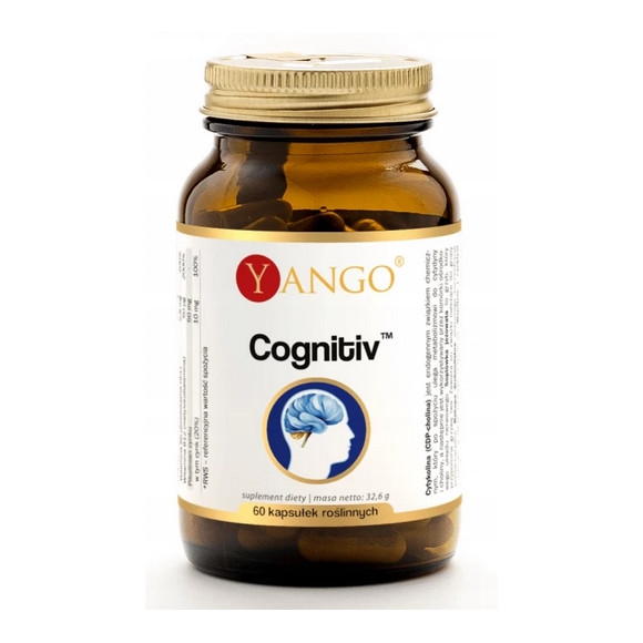 Yango COGNITIV CYTYKOLINA SOPLÓWKA BAKOPA WIT. B6 B12 CYNK 60k KRÓTKA DATA