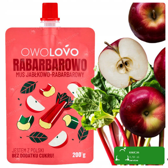 OWOLOVO MUS OWOCOWY DLA DZIECI mix 12 RÓŻNYCH SMAKÓW !! bez cukru 12 x 200G