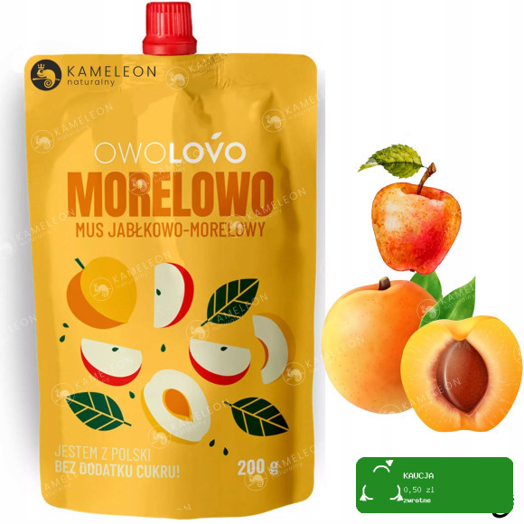 OWOLOVO MUS OWOCOWY DLA DZIECI mix 12 RÓŻNYCH SMAKÓW !! bez cukru 12 x 200G