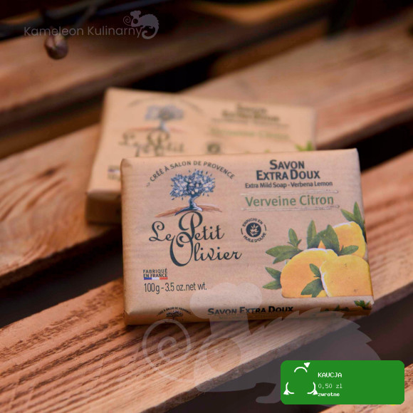 LE PETIT OLIVIER Mydło francuskie EXTRA DELIKATNE WERBENA CYTRYNOWA 100g