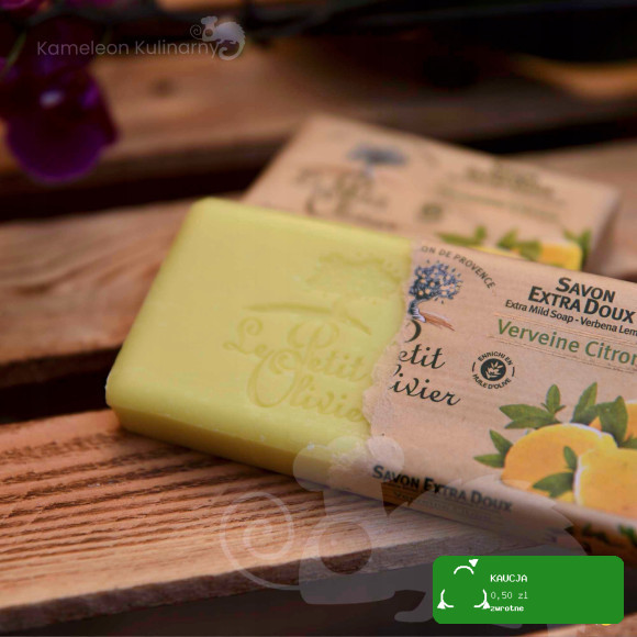 LE PETIT OLIVIER Mydło francuskie EXTRA DELIKATNE WERBENA CYTRYNOWA 100g