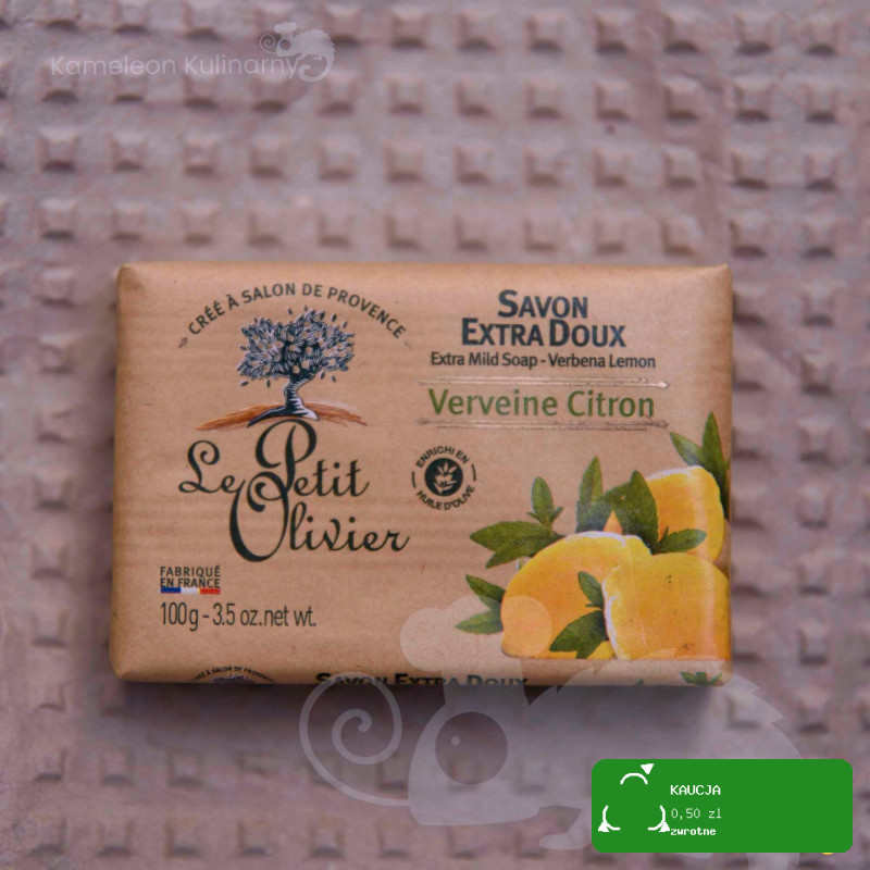 LE PETIT OLIVIER Mydło francuskie EXTRA DELIKATNE WERBENA CYTRYNOWA 100g