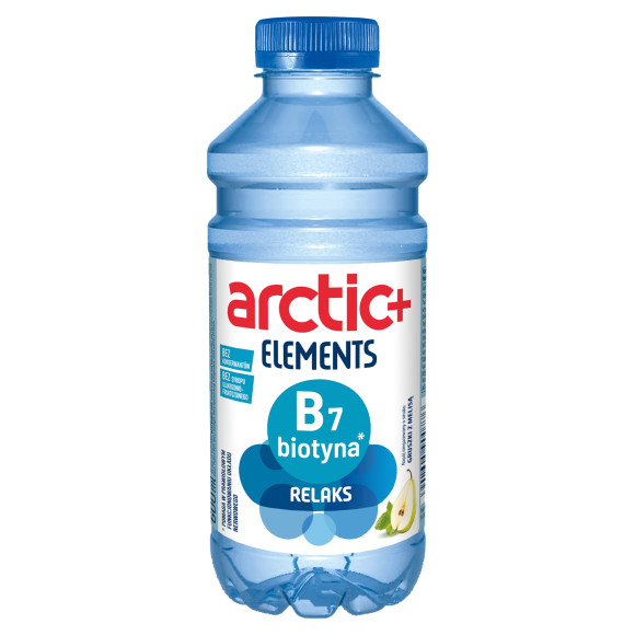 ARCTIC+ RELAKS NAPÓJ NIEGAZOWANY z wit B3 B6 B7 B9 B12 GRUSZKA MELISA 600ml