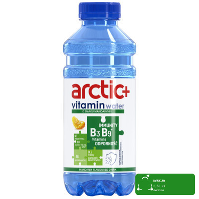 ARCTIC+ ELEMENTS ODPORNOŚĆ NAPÓJ NIEGAZOWANY z witaminami MANDARYNKA 600ml