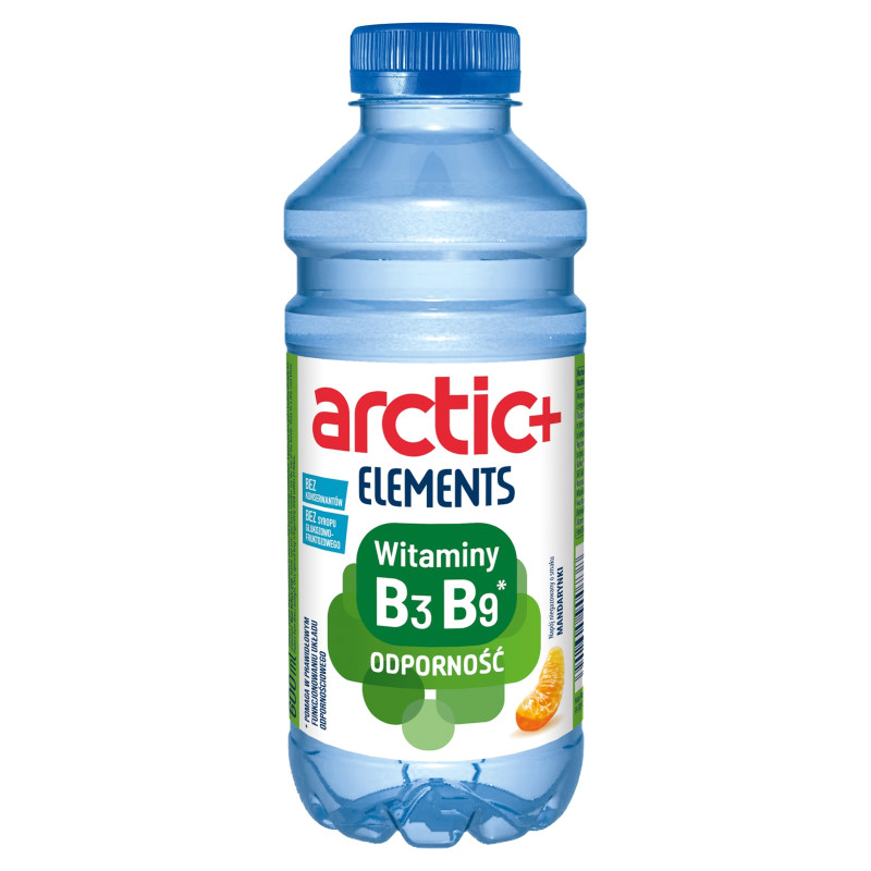 ARCTIC+ ELEMENTS ODPORNOŚĆ NAPÓJ NIEGAZOWANY z witaminami MANDARYNKA 600ml