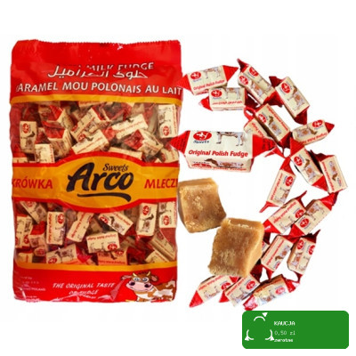 KRÓWKI KRÓWKA MLECZNA polskie krówki 800g ARCO SWEETS