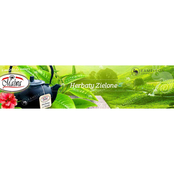 MALWA HERBATA ZIELONA High quality Z ŻURAWINĄ żurawinowa x20 saszetek 40G