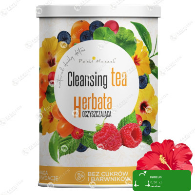 HERBATA FIX OCZYSZCZAJĄCA z kwiatem HIBISKUSA 130g POLSKI MNISZEK