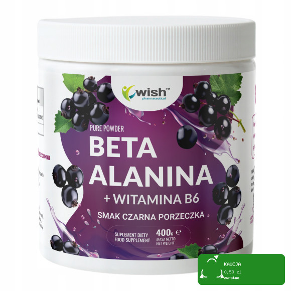 BETA ALANINA + WIT. B6 CZARNA PORZECZ. WISH PRZED TRENINGIEM