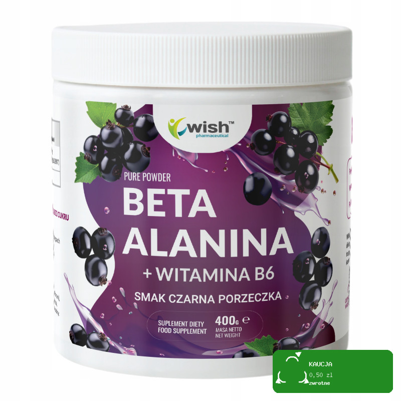 BETA ALANINA + WIT. B6 CZARNA PORZECZ. WISH PRZED TRENINGIEM