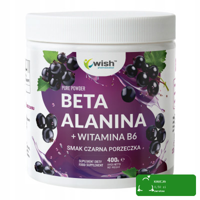 BETA ALANINA + WIT. B6 CZARNA PORZECZ. WISH PRZED TRENINGIEM