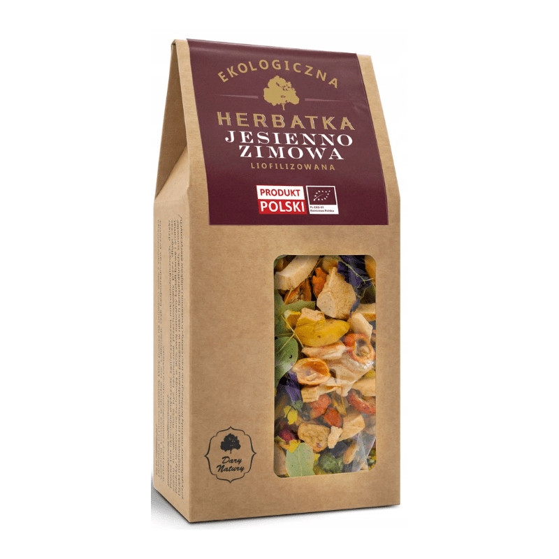 Dary Natury eko HERBATKA JESIENNO ZIMOWA liofilizowana Ziołowo Owocowa 50g