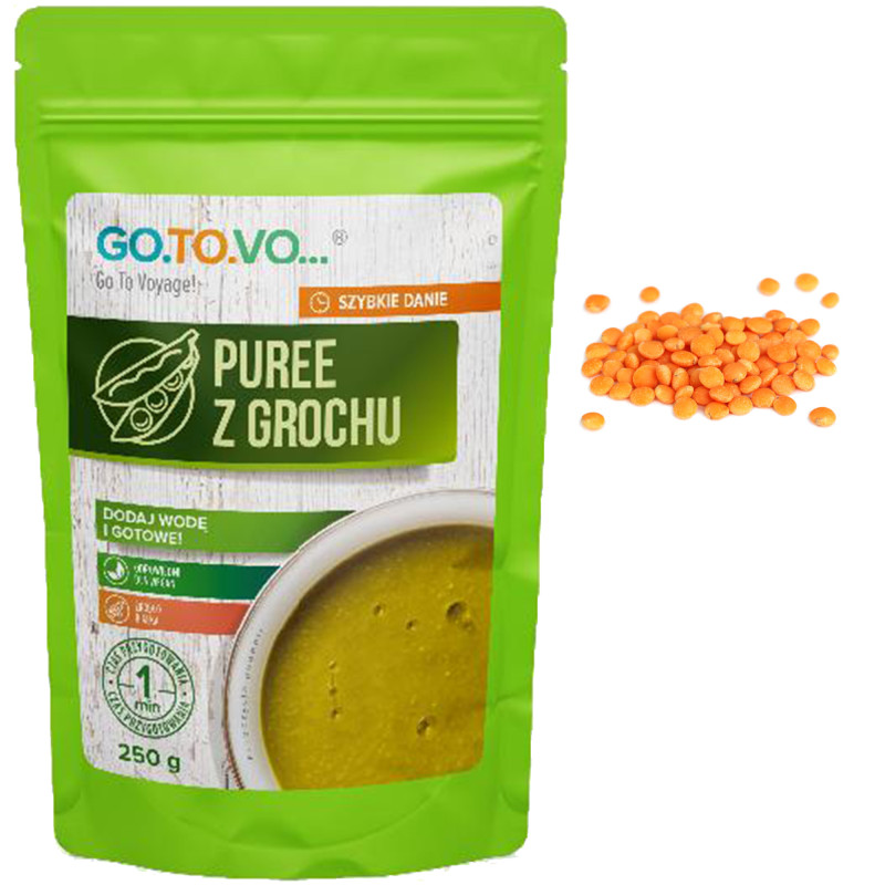 GOTOVO szybkie danie w 1 minutę PURE Z GROCHU ŻÓŁTEGO 250g