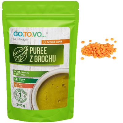 GOTOVO szybkie danie w 1 minutę PURE Z GROCHU ŻÓŁTEGO 250g