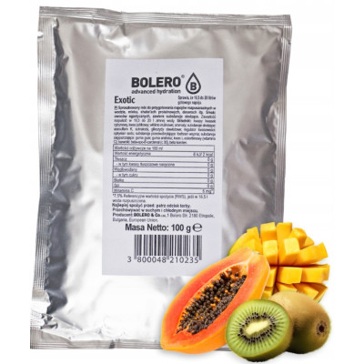 BOLERO DRINK NAPÓJ bezCUKRU EXOTIC EGZOTYCZNY 100g KRÓTKA DATA
