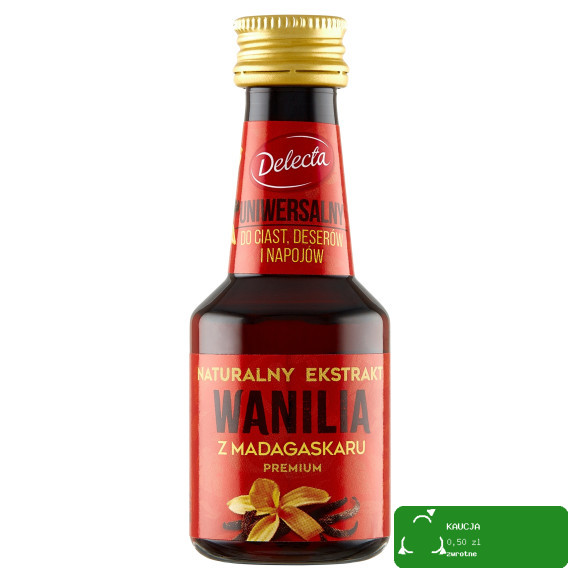 DELECTA AROMAT WANILIA Z MADAGASKARU PREMIUM EKSTRAKT WANILIOWY 30ml duży