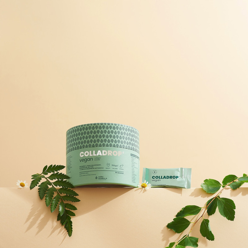 COLLADROP VEGAN KOLAGEN 2000mg SASZETKI 30szt 1mc AURA