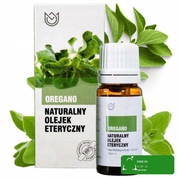 NATURALNY OLEJEK eteryczny OREGANO 10ml Drogi Oddechowe Kaszel Odchudzanie