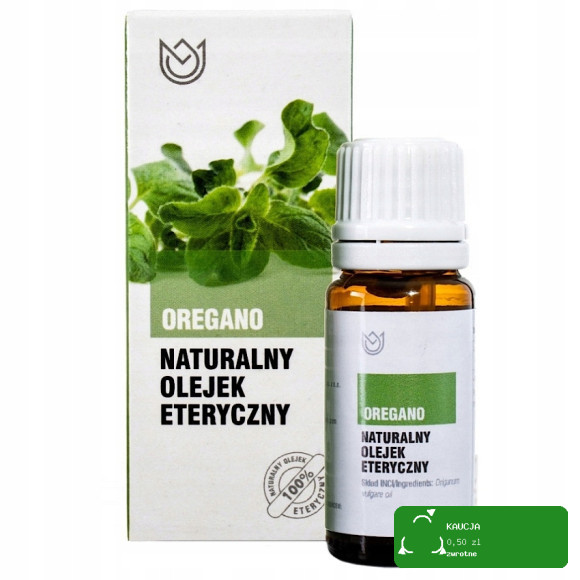 NATURALNY OLEJEK eteryczny OREGANO 10ml Drogi Oddechowe Kaszel Odchudzanie