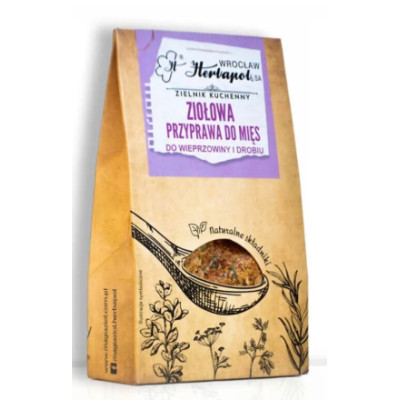 HERBAPOL ZIOŁOWA PRZYPRAWA DO MIĘS DO WIEPRZOWINY I DROBIU mix przypraw 50g