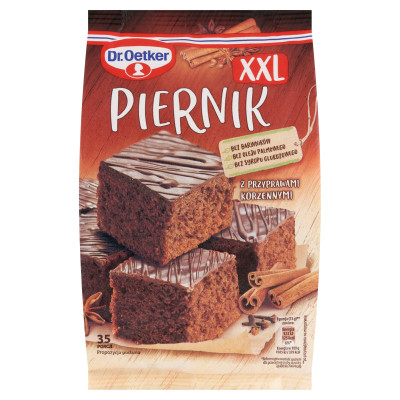 DR.OETKER PIERNIK KORZENNY XXL CIASTO W PROSZKU mieszanka 654g na 35 porcji