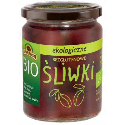 Kowalewski ekologiczne ŚLIWKI MARYNOWANE BEZGLUTENOWE bez glutenu BIO 500g