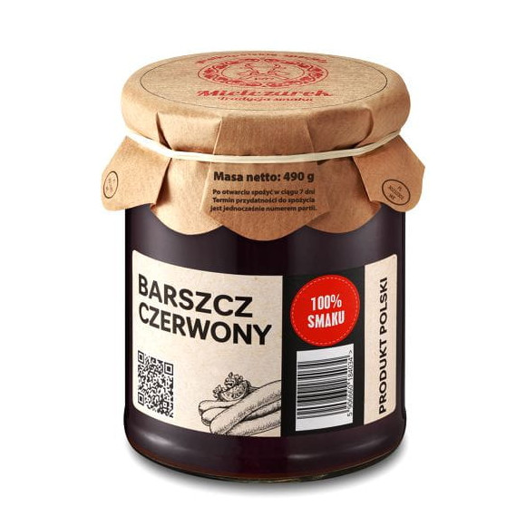 Mielczarek BARSZCZ CZERWONY gotowanie danie ZUPA WYSTARCZY PODGRZAĆ 490g