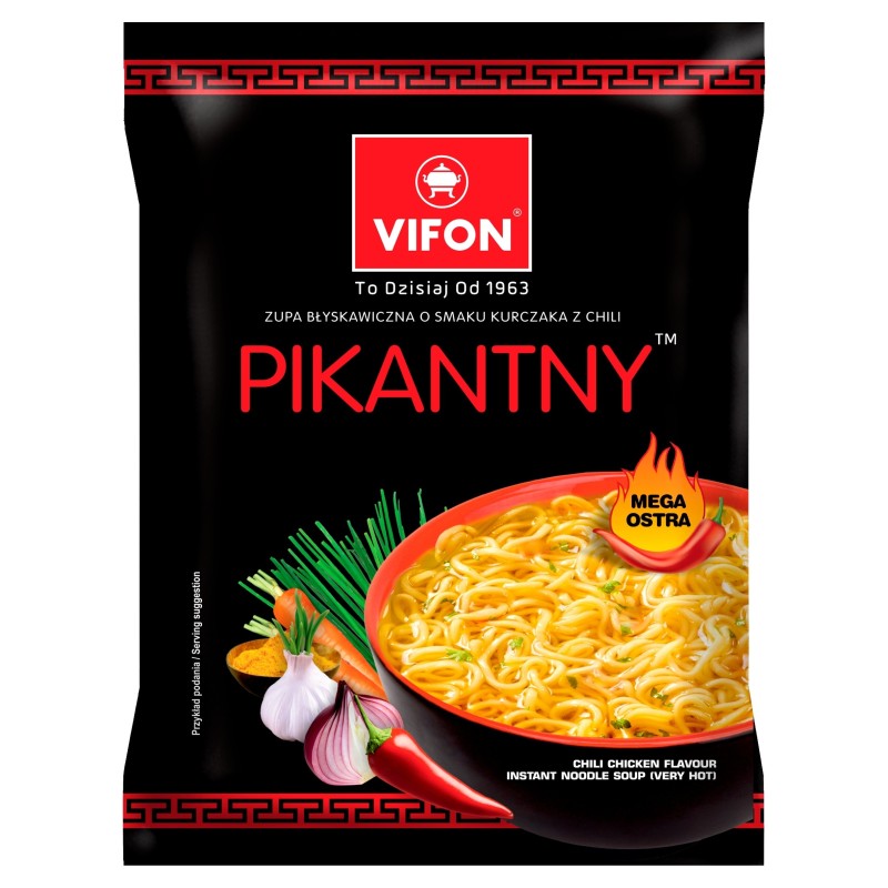 VIFON ZUPA BŁYSKAWICZ zupka chińska KURCZAK PIKANTNY Z