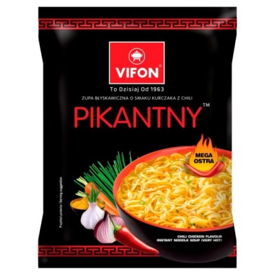 VIFON ZUPA BŁYSKAWICZ zupka chińska KURCZAK PIKANTNY Z