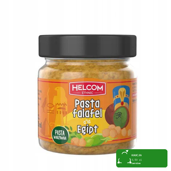 Helcom PASTA WARZYWNA DO PIECZYWA FALAFEL ALA EGIPT Z CIECIERZYCĄ 190G