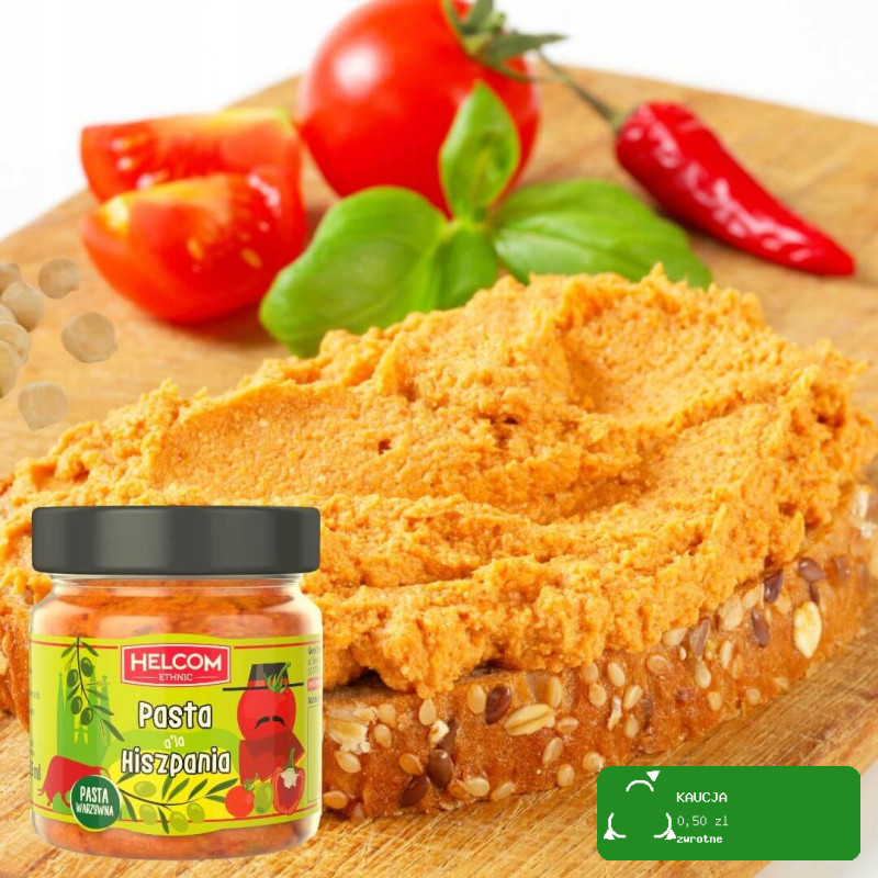 Helcom PASTA WARZYWNA DO PIECZYWA KANAPEK ala HISZPANIA WEGE 190G 225ml