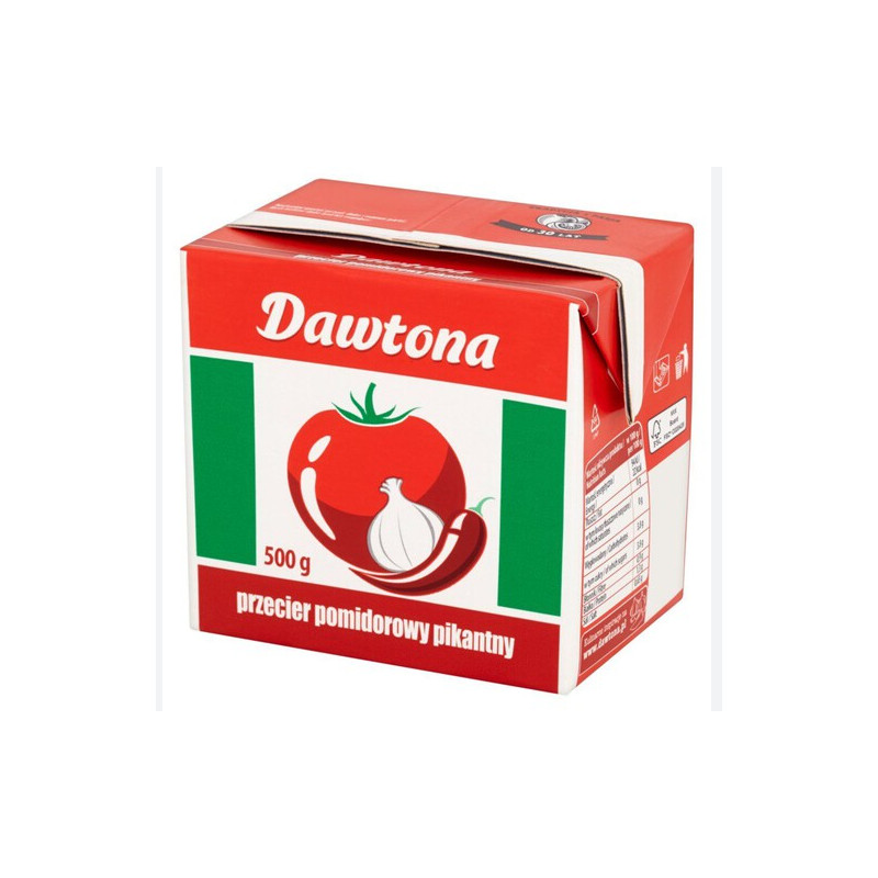 DAWTONA PRZECIER POMIDOROWY PIKANTNY czosnek chili 500g