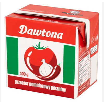 DAWTONA PRZECIER POMIDOROWY PIKANTNY czosnek chili 500g